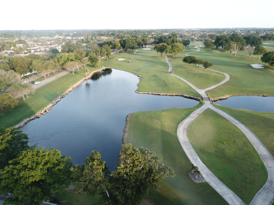 Bird's Eye View of golf course