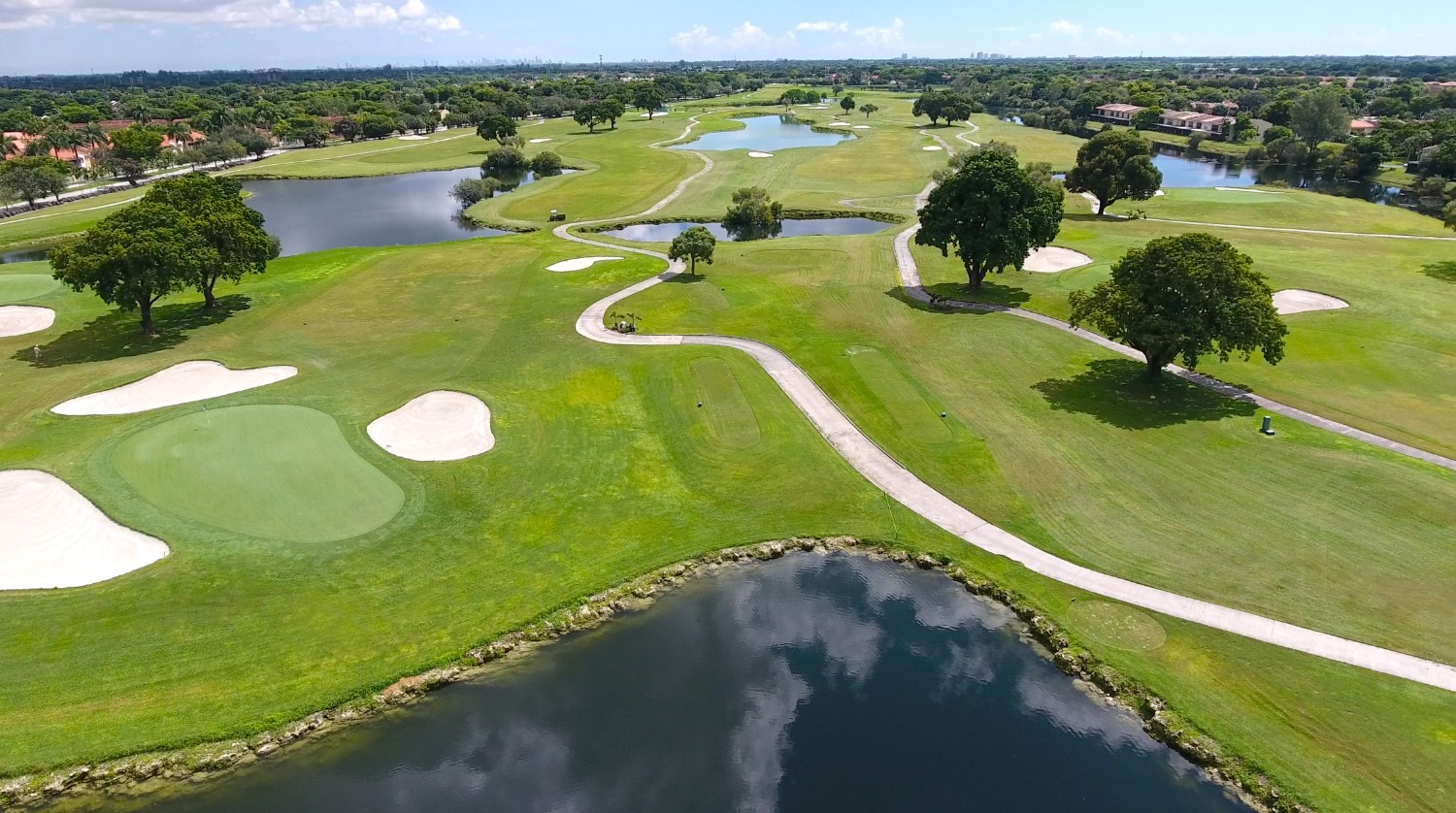 Golf Course Aerial View